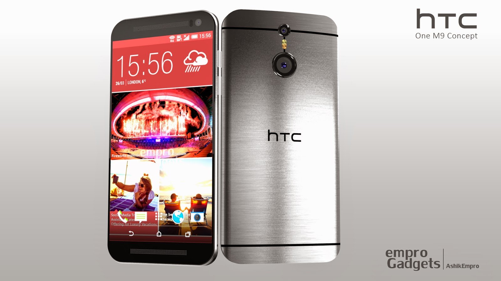 HTC ONE M9: Vier sch��ne Konzepte ��� GIGA