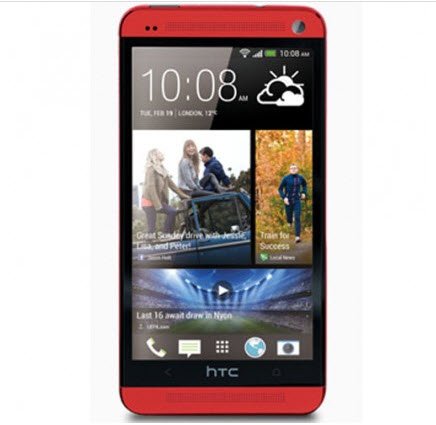  HTC One Red 