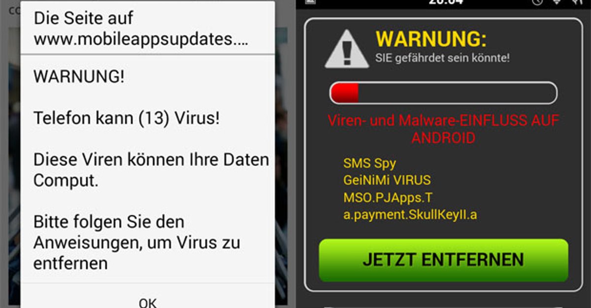 Virus Warnung Samsung