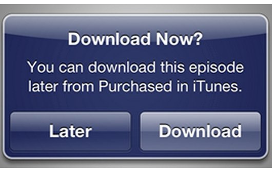 iTunes in der Cloud: Neue Option für späteren Download